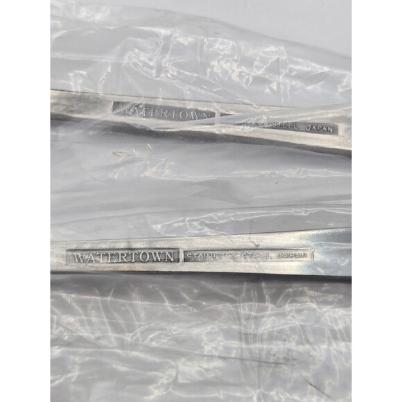Watertown Stainless Steel Japan Serving Flatware Set of 4 VTG MCM - Picture 16 of 16